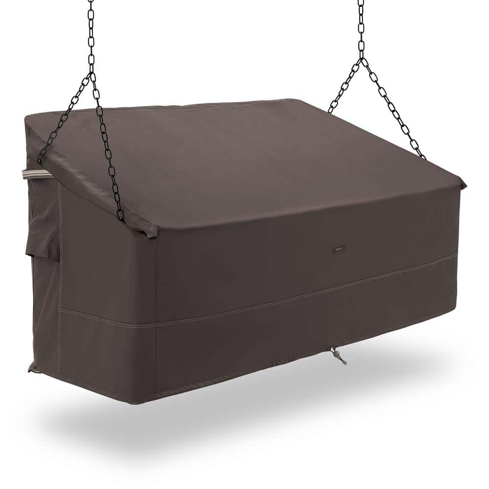 Ravenna Dark Taupe Water-Resistant Porch Swing Cover