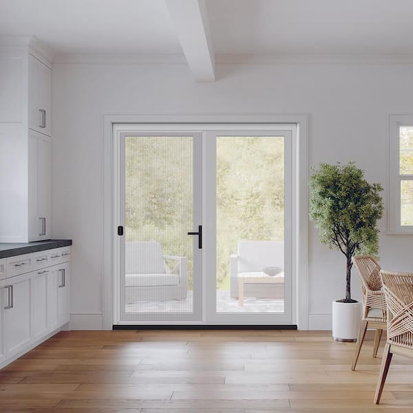 JELD-WEN 72 in. x80 in. F4500 Left-Hand/Outswing Primed Fiberglass