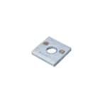 1/2 in. Square Strut Washer Silver Galvanized with Magnets -Strut Fitting - (5-Pack)