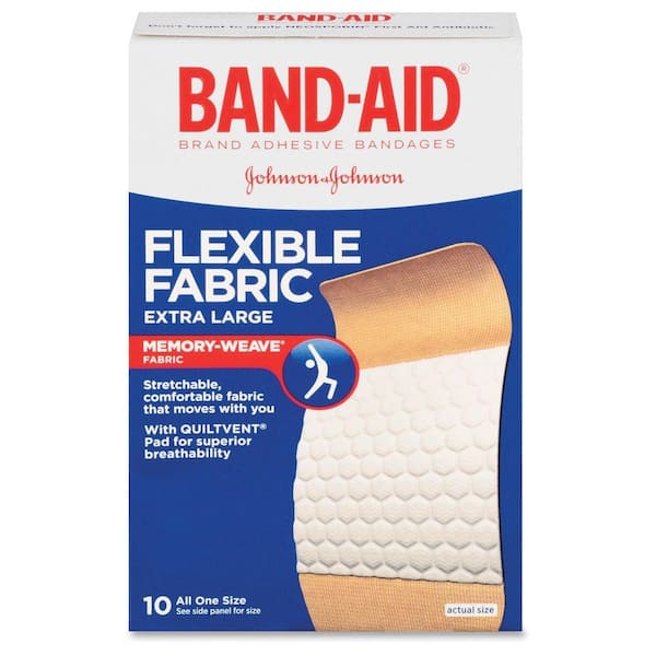 BAND-AID Flexible Extra Large Bandage (10 per Box)