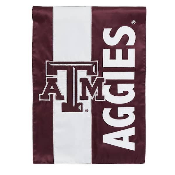 1 ft. x 1-1/2 ft. Texas A&M Embellished Garden Flag