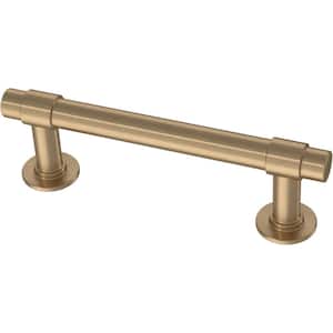 3 in. (76 mm) Champagne Bronze Cabinet Straight Bar Drawer Pull (10-Pack)