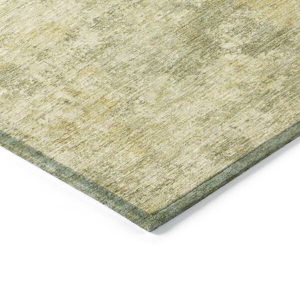 Chantille Machine Washable Indoor/Outdoor Abstract ACN2061 Sage 9 ft. x 12 ft. Area Rug