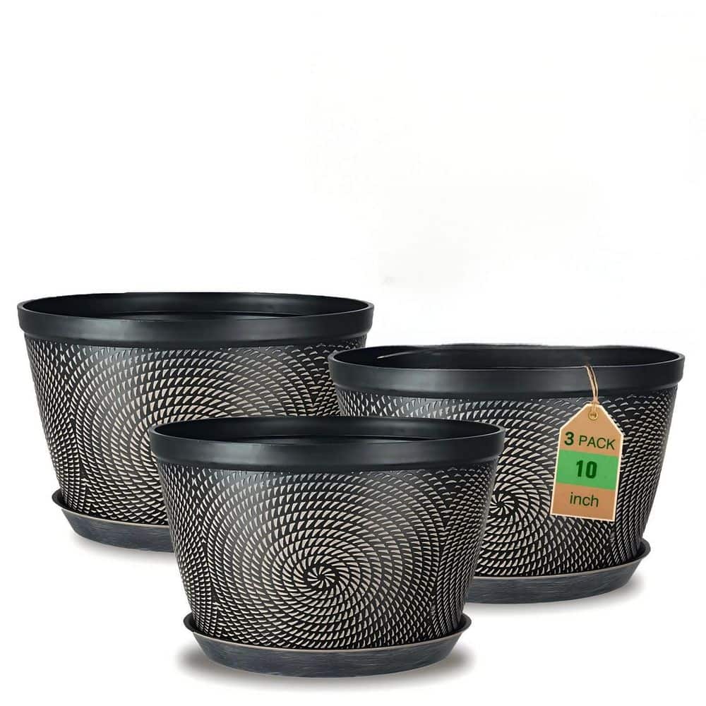 planter for trellis Black Aluminum Raised Bed with Trellis  Optional Casters