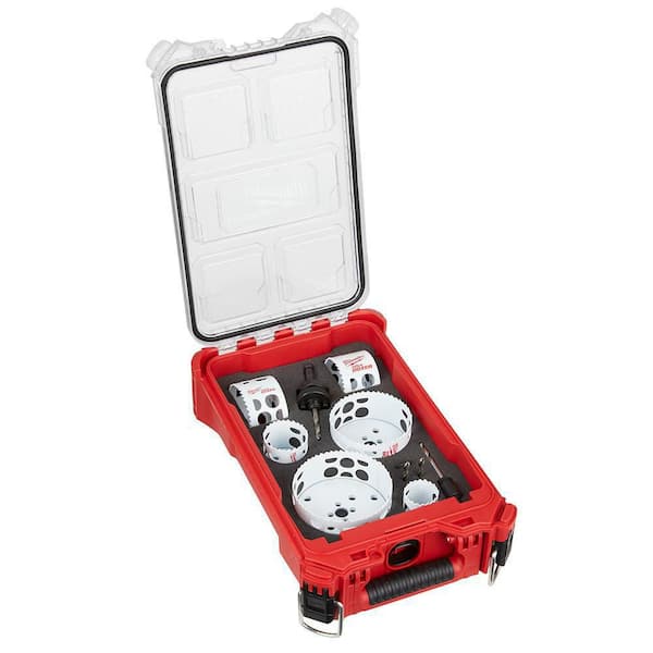 Milwaukee - Hole Dozer Bi-Metal General Purpose Hole Saw Set with PACKOUT Compact Organizer (10-Piece)