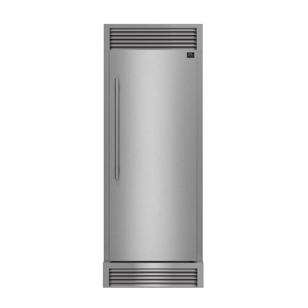 Maderno 28 in. Built-In Convertible Refrigerator, Right Swing, Decorative Grill
