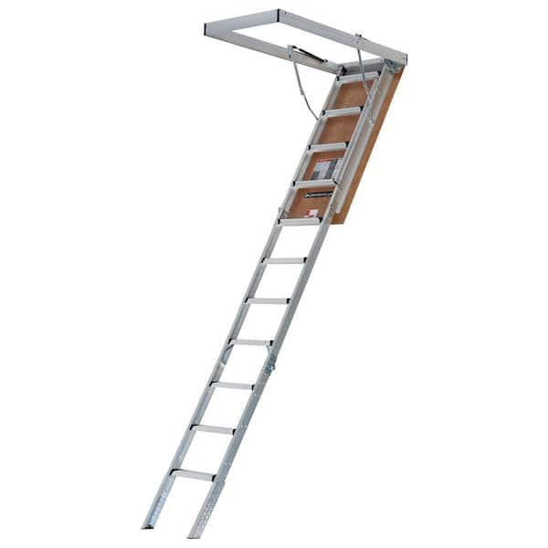 Louisville Ladder 7 ft. 8 in. to 10 ft. 3 in. 25.5 in. x 54 in. Fire ...