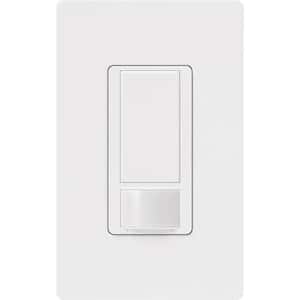 Maestro Motion Sensor Switch w/Wallplate, No Neutral Required, 5-Amp, Single-Pole/Multi-Location, White (MS-OPS5MHW-WH)