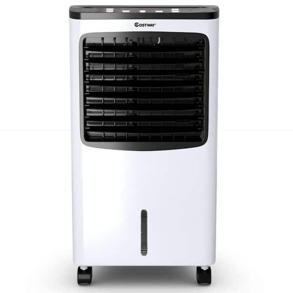 215 CFM 3-Speed Portable Evaporative Cooler Air Cooler Fan Filter Humidify Anion For 400 Sq.Ft. with Remote Control