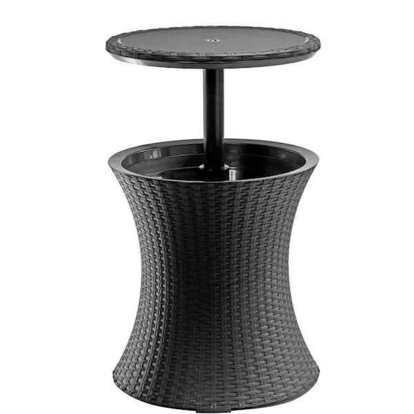 7.5 Gal. Cool Bar Outdoor Patio Furniture and Hot Tub Side Table