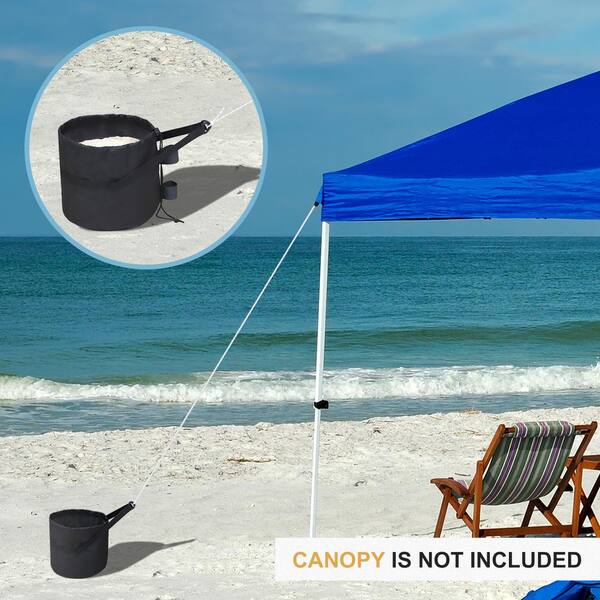 thumbnail image 2 of CROWN SHADES Sand Bags For Canopy Legs - 4 Pack 150LB Capacity Tent Weights (Unfilled) 2 of 13