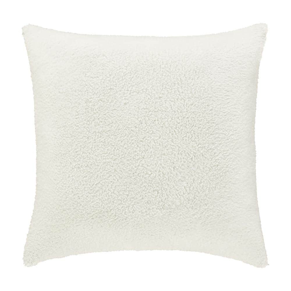 Everett Brick Euro Polyester Sham with Sherpa Reverse