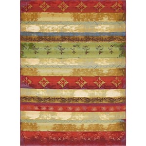 Outdoor Traditional Multi 8' 0 x 11' 4 Area Rug