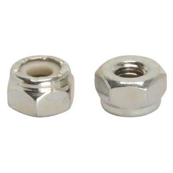 Unbranded 3/8 in. x 16 in. Nylon Insulated Zinc Locknut (100 per Pack)