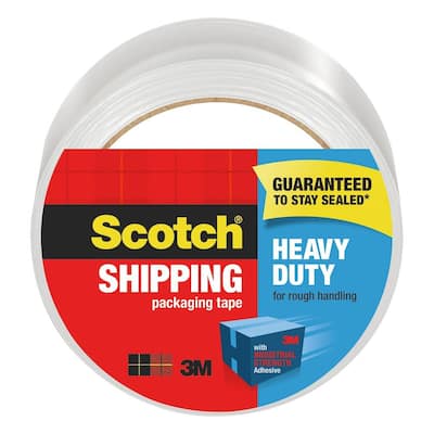 1.88 in. x 54.6 yds. Heavy-Duty Clear Shipping and Packaging Tape