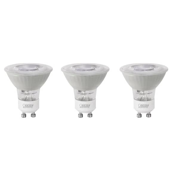 Feit Electric 35-Watt Equivalent Bright White (3000K) MR16 GU10 Bi-Pin Base LED Light Bulb (3-Pack)