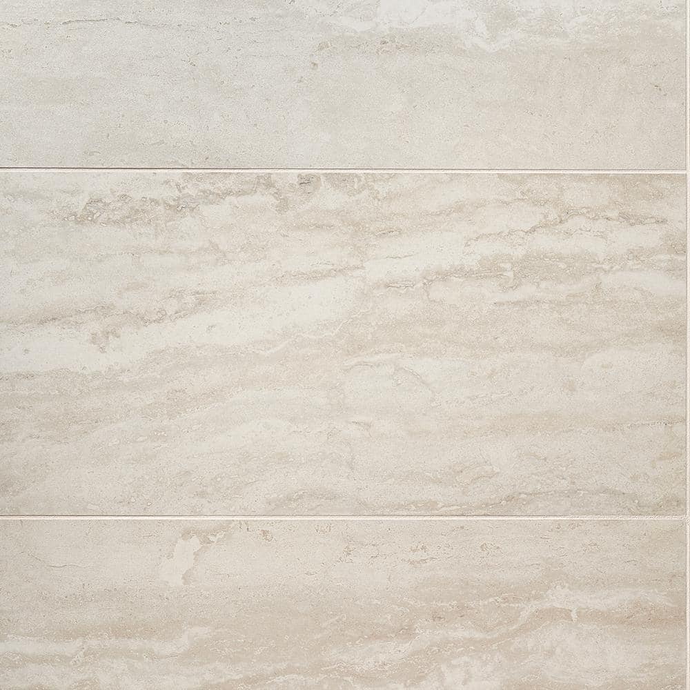 Essential Beige 12" x 24" Porcelain Wall & Floor Tile