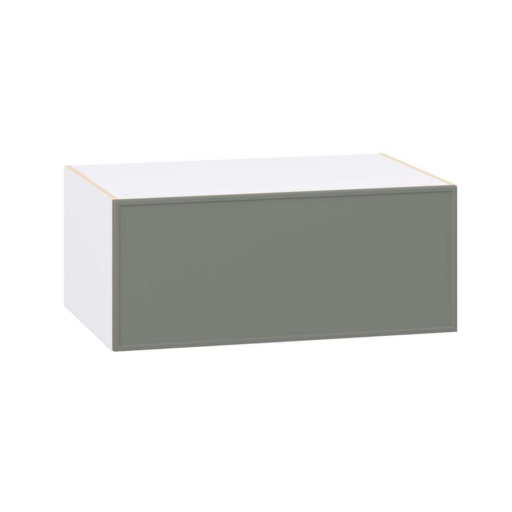 Fairview 36 in. W x 24 in.D x 15 in.H Assembled Slim Shaker Specialty Wall Kitchen Cabinet in Moss Green w/ Lift Up Door price history on PriceWatchPro