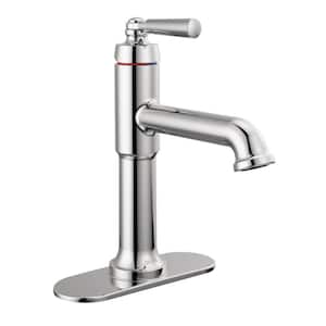 Saylor Single Handle Single Hole Bathroom Faucet in Polished Chrome