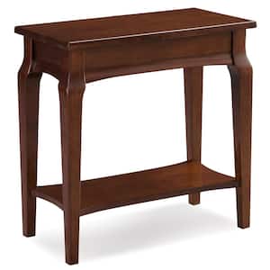 Stratus 24 in. Cherry Narrow Chairside Table
