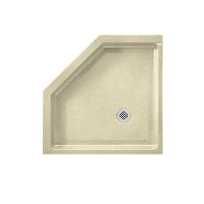 shower base on concrete floor