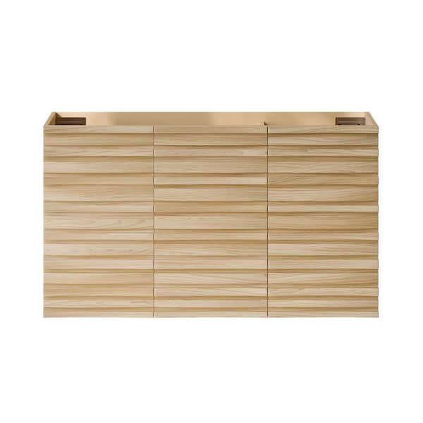 Swiss Madison Cascade 36 in. Wall-Mounted Bath Vanity Cabinet without Top in Natural Oak