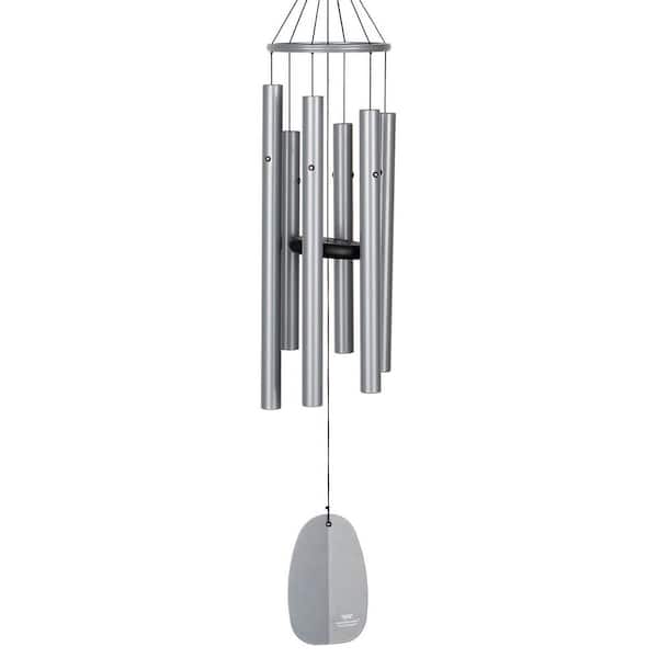 WOODSTOCK CHIMES Signature Collection, Bells of Paradise, 32 in. Gray Wind Chime