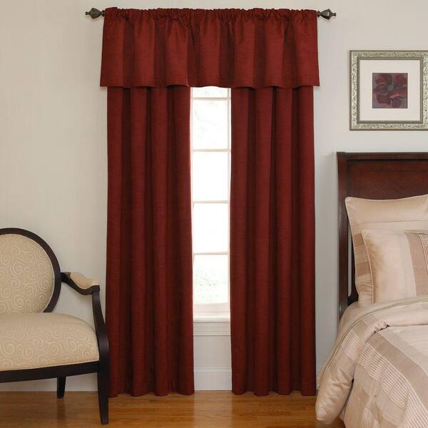Beautyrest National Sleep Foundation Room Darkening Sangria Polyester Rod pocket/Back tab Curtain Panel (Price Varies by Size)
