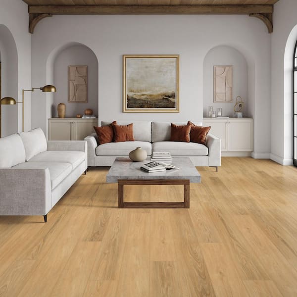 Brasstown Valley French Oak 22 MIL x 7.2 in. W x 48 in. L Click Lock Waterproof Vinyl Plank Flooring (19.12 sq.ft./case)