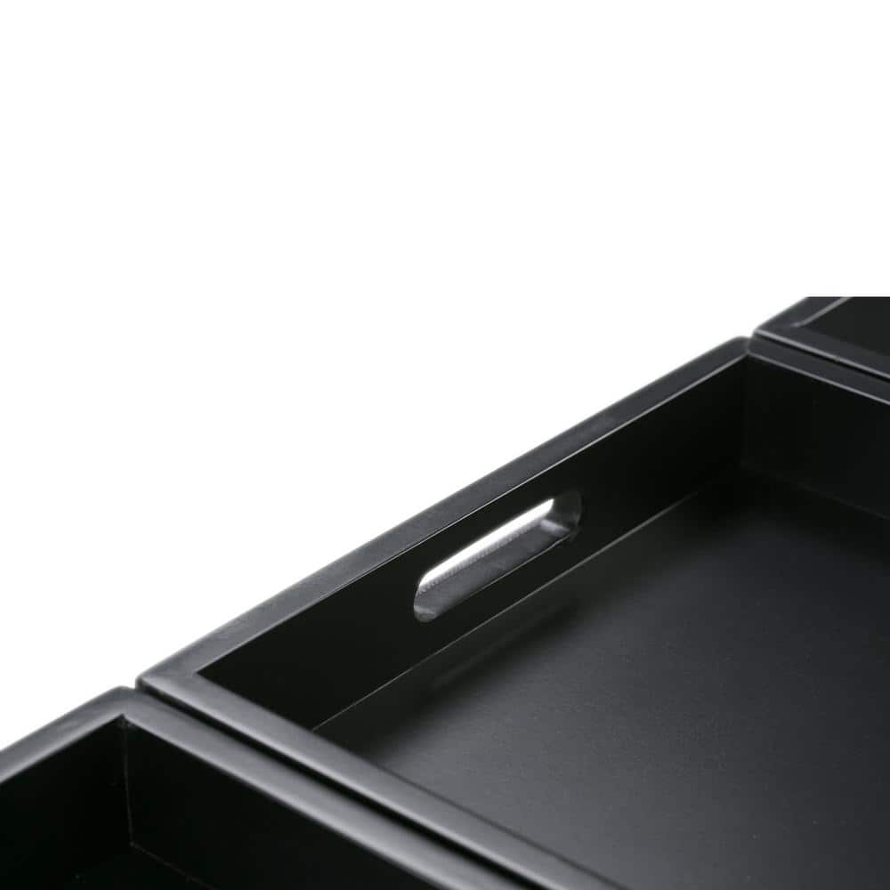Avalon Slate Grey Extra Large Ottoman with Storage and Serving Trays