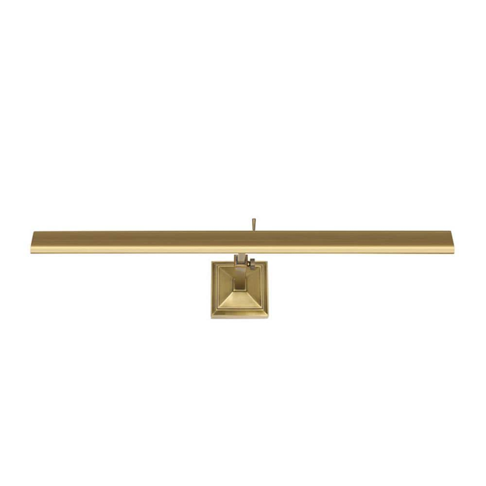 WAC Lighting Hemmingway 24  LED Adjustable Aluminum Picture Light in Brass