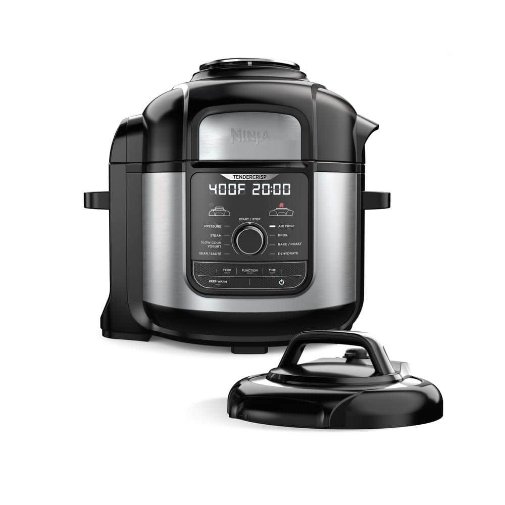 Foodi 8 Qt. Stainless Steel Pressure Cooker and Air Fryer