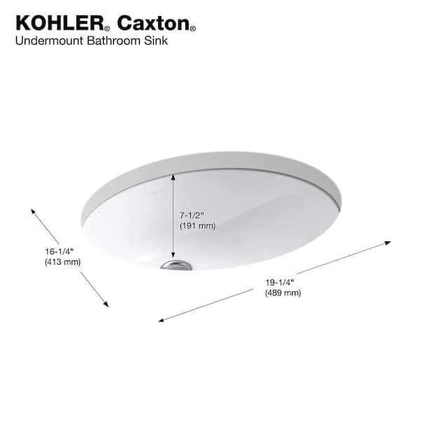 Kohler caxton deals sink