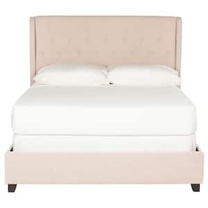 Blanchett Off-White/Beige Full Upholstered Bed