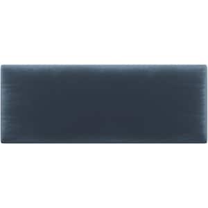 Plush Velvet Peacock Blue Queen-Full Upholstered Headboards/Accent Wall Panels