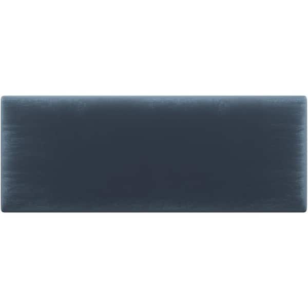 VANT Plush Velvet Peacock Blue Queen-Full Upholstered Headboards/Accent Wall Panels