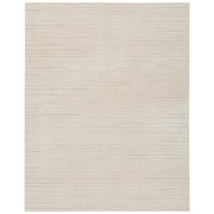 Santa Cruz Ivory Grey 9 ft. x 12 ft. Abstract Contemporary Area Rug