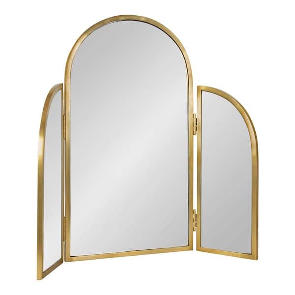 Gold Arch Mirrors French Golden Bow Rose Garland Wall Decorative Alloy Gold  Arch Mirror For Home Living Room Background Hanging Pendant Decor Supplies  From Bianqueli, $239.77