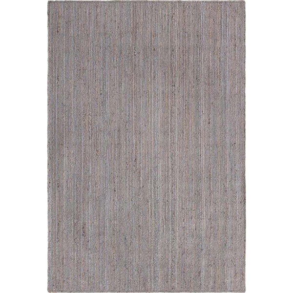 Unique Loom Braided Jute Dhaka Gray 6' 1 x 9' 0 Area Rug