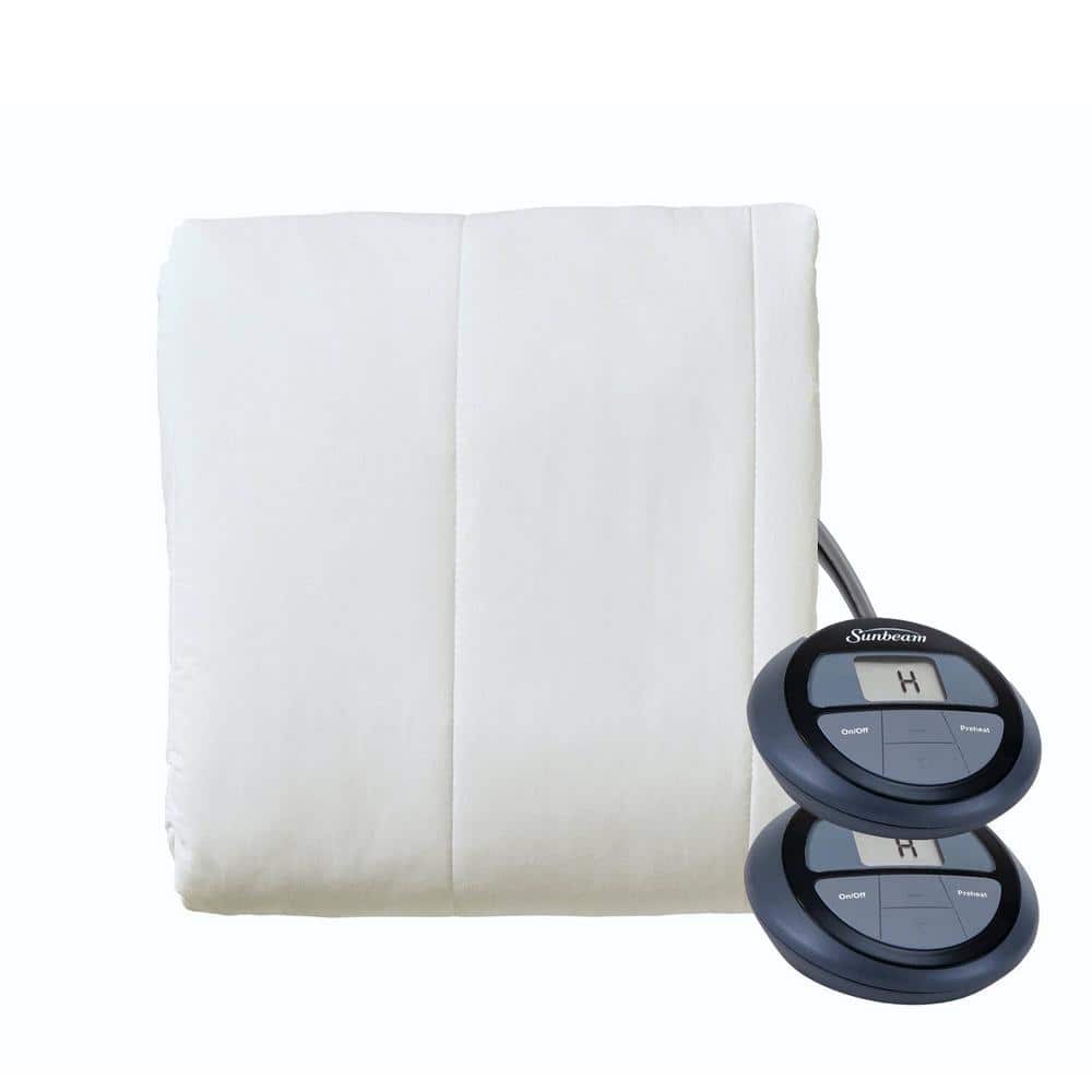 sunbeam heated mattress pad double