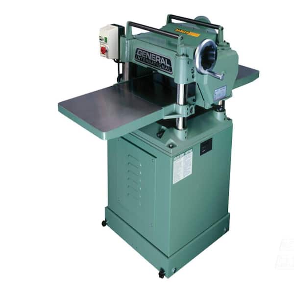 General International 15 in. Single Surface Planer with Cast Extension