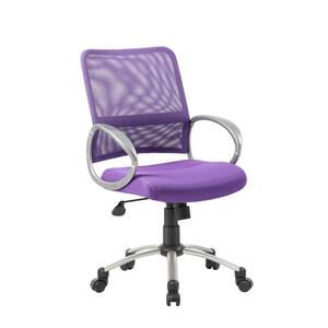 purple swivel office chair