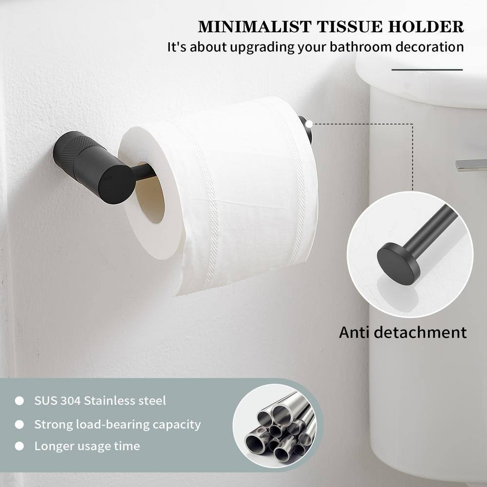 Matte Black Stainless Steel 24" Bathroom Hardware Set