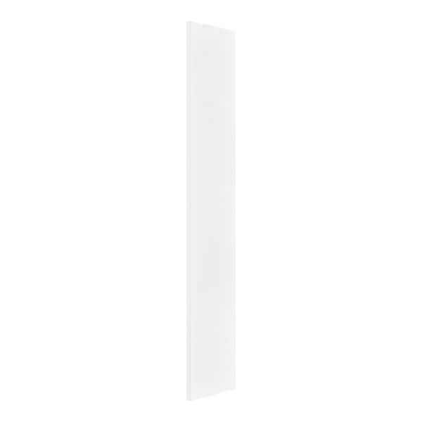 Hampton Bay Avondale 11.25 in. W x 48 in. H Universal End Panel in Alpine White