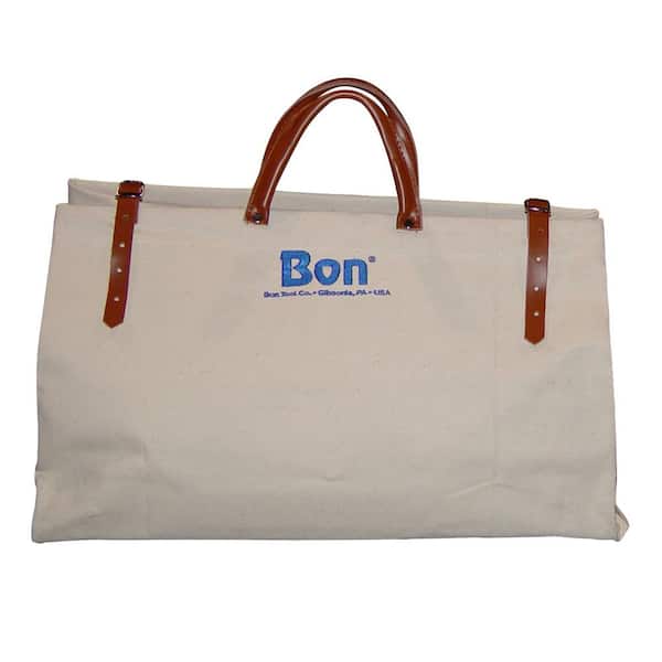 Bon Tool 20 in. Canvas Tool Bag with Leather Straps 11-250 - The