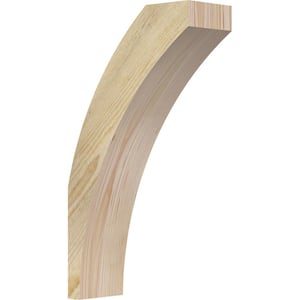 4''W x 10''D x 18''H Thorton Rough Sawn Knee Brace, Douglas Fir