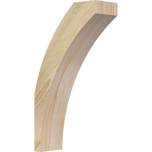 4"W x 10"D x 18"H Thorton Rough Sawn Knee Brace, Douglas Fir