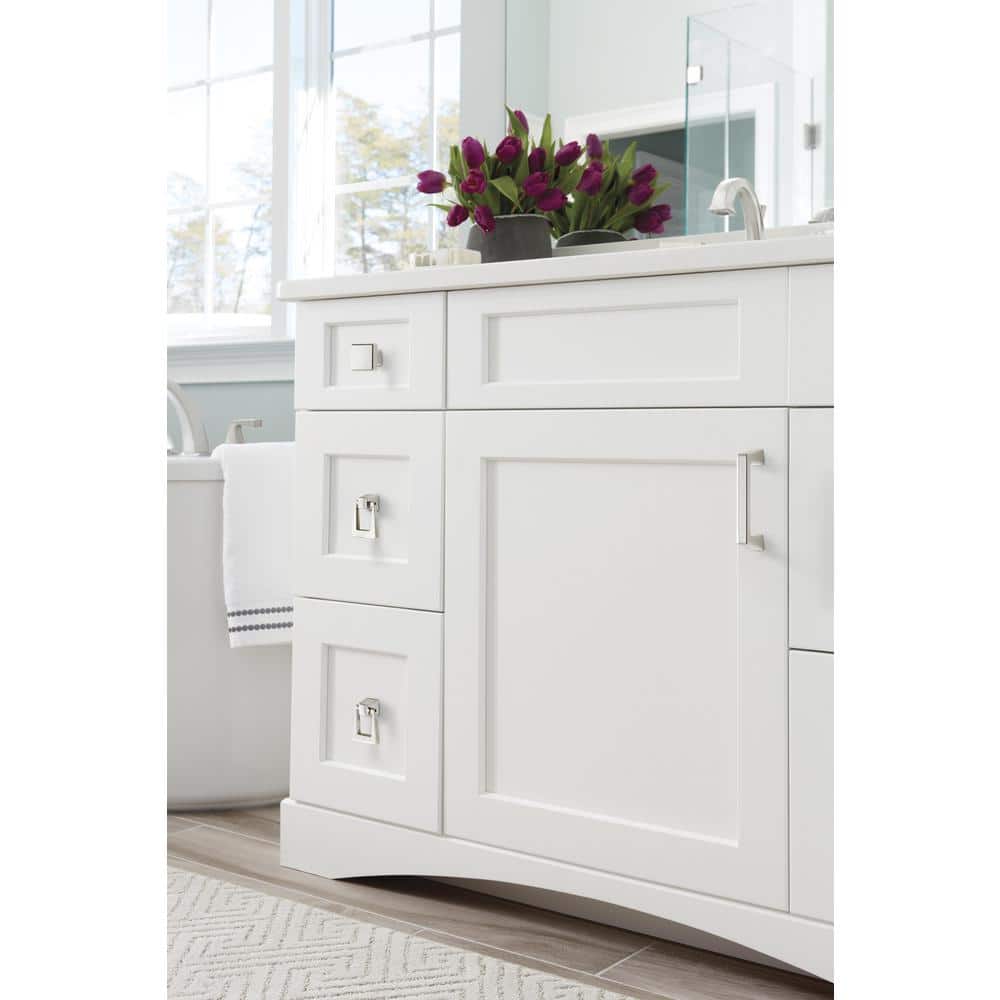 Polished Nickel Drop Bail Cabinet Pendant Pull