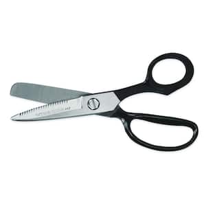 8-1/2 in. Serrated Blade Belt and Leather Cutting Scissors and Pouch