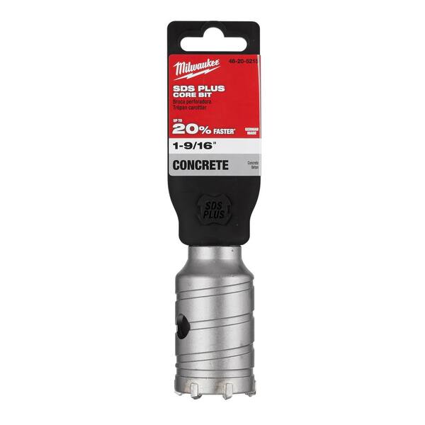 Milwaukee 45l404 SDS Plus Masonry Core Bit 3 13/16 Drilling L 1 1/4" Size for sale online 